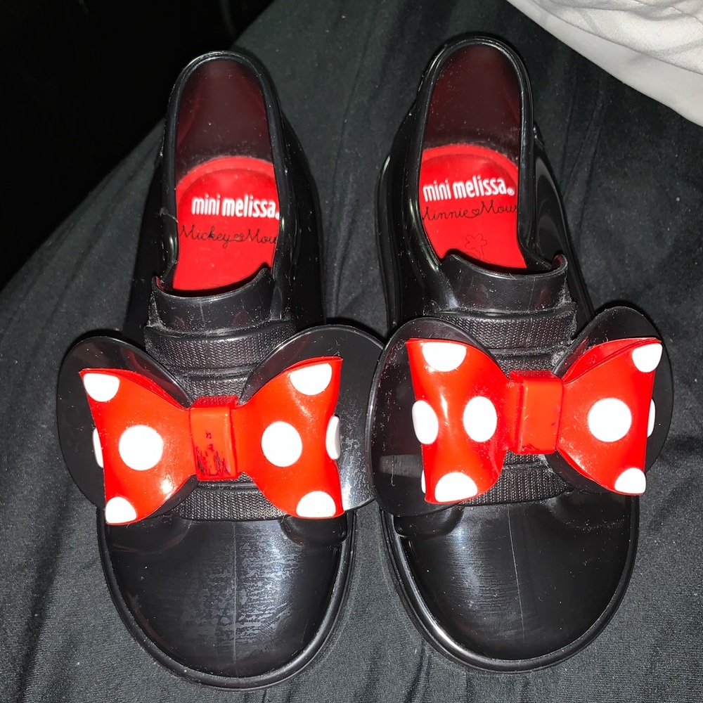 Mini Melissa Disney Minnie Slip On Sneakers